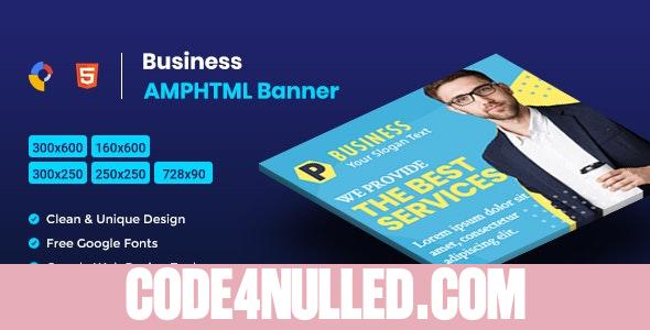 Business AMPHTML Banners Ads Template V04