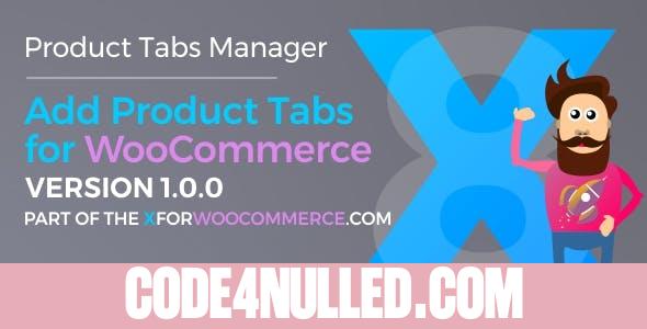 Add Product Tabs for WooCommerce v1.0.7