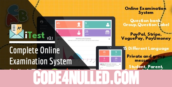 iTest v3.1 - Complete Online Examination System
