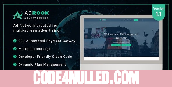 AdsRock v1.1 - Ads Network & Digital Marketing Platform - nulled
