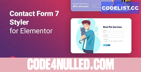 ConFormer v1.0.0 - Contact Form 7 styler for Elementor