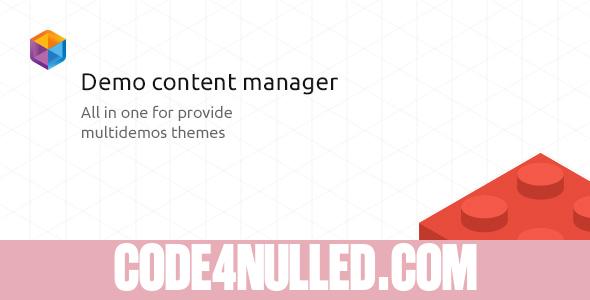 WordPress Demo Content Manager v2.0.4