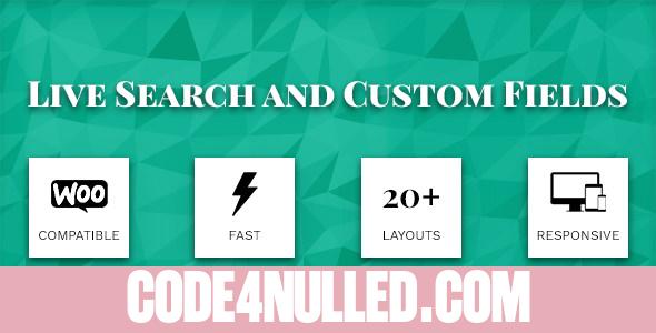 Live Search and Custom Fields v2.5.2