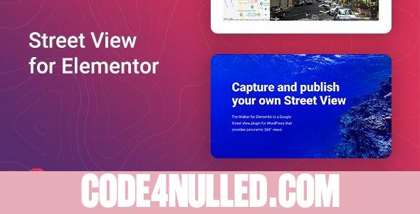 Walker v1.0 - Google Street View for Elementor