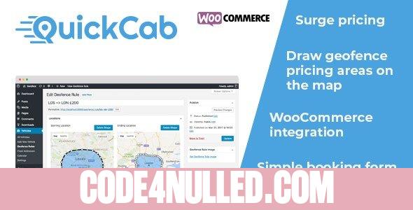 QuickCab v1.2.7 - WooCommerce Taxi Booking Plugin