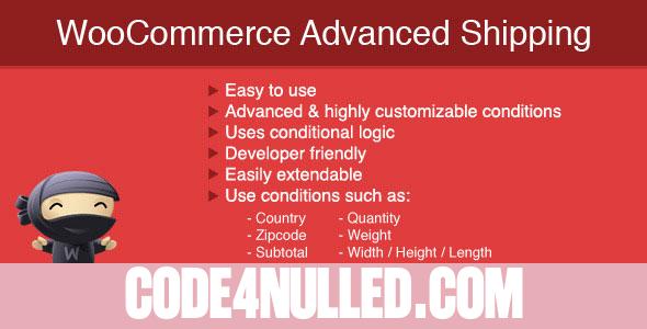 WooCommerce Advanced Shipping v1.0.13