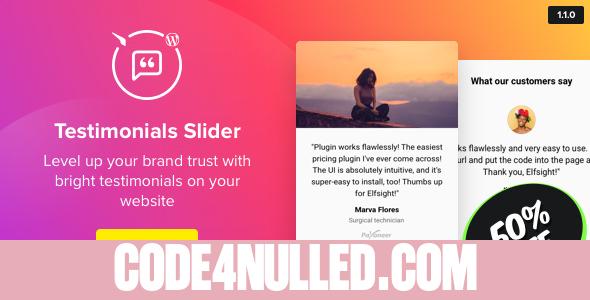 Testimonials Slider v1.1.0 - WordPress Testimonials Plugin