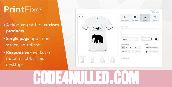 PrintPixel - A shopping cart for custom products