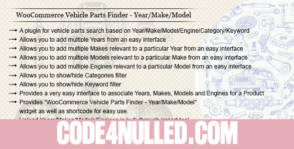 WooCommerce Vehicle Parts Finder v3.4