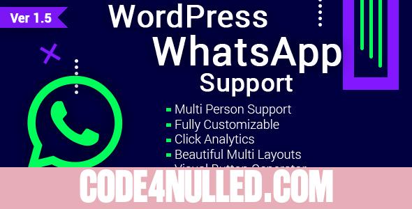 WordPress WhatsApp Support v1.5.5