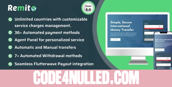 Remito v4.0.1 - A Complete Remittance Solution - nulled