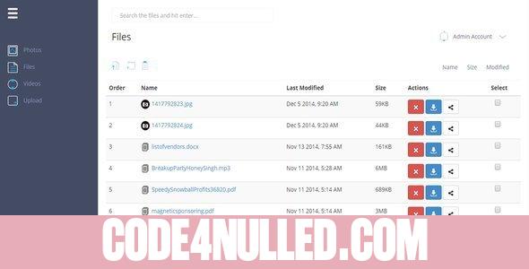 Amazon S3 File Manager