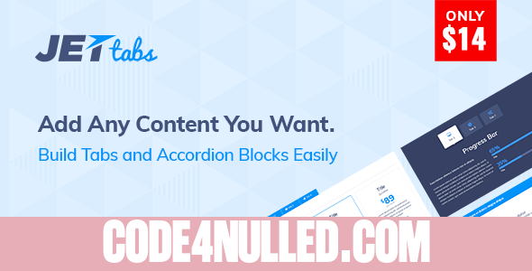 JetTabs v1.1.3 - Tabs and Accordions for Elementor Page Builder
