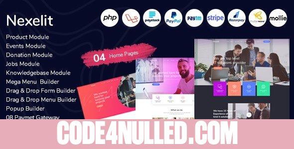 Nexelit v1.6 - Multipurpose Website & Business Management System CMS