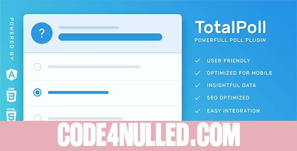 TotalPoll Pro v4.0 - WordPress Poll Plugin