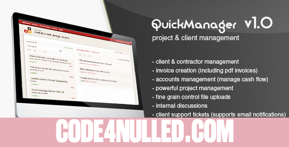 quickmanager - project & client manager