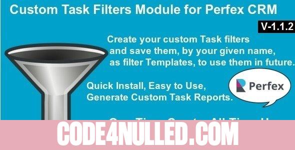 Custom Task Filters Module for Perfex CRM v1.1.2