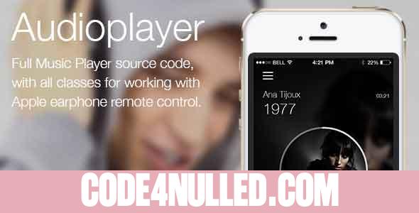 Audioplayer. (Works with apple earphone remote)