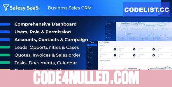 Salesy SaaS v2.5.3 - Business Sales CRM