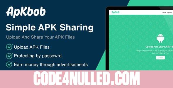 Apkbob v1.0 - Simple APK Sharing Platform