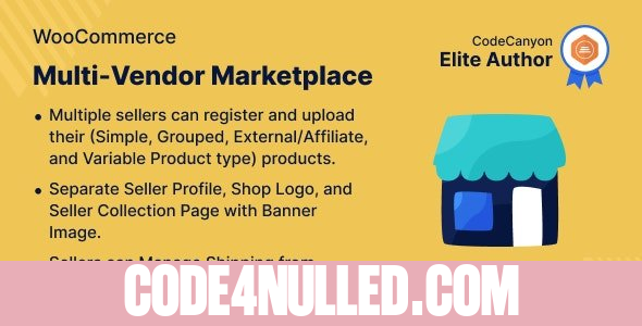 WordPress WooCommerce Multi Vendor Marketplace Plugin v5.6.1