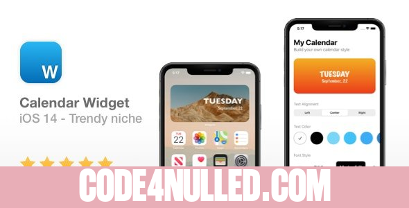 Calendar Widget v1.0 - NEW iOS 14 Widget