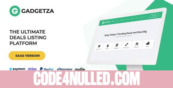 Gadgetza v2.3.0 - Deals Listing Platform (SAAS)