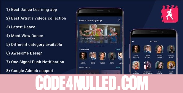 Android Dance App v2.1 - Video App (youtube channel + live streaming + m3u8 + Movies)