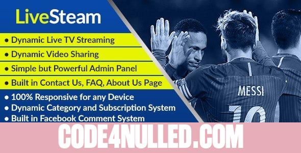 LiveStream v1.0 - Online Video and Live Streaming Management System