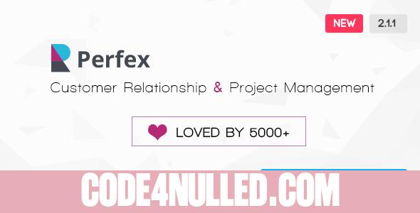 Perfex v2.1.1 - Powerful Open Source CRM