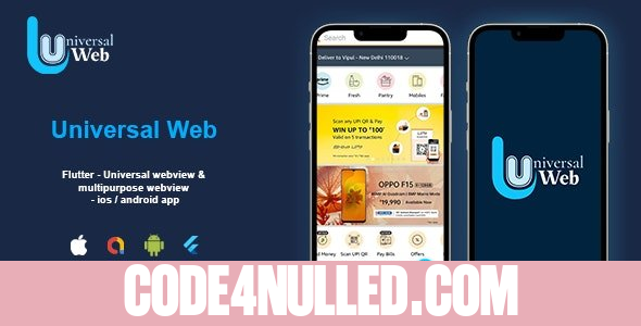 Flutter UniversalWeb Multi-Purpose Android / iOS Application v1.1