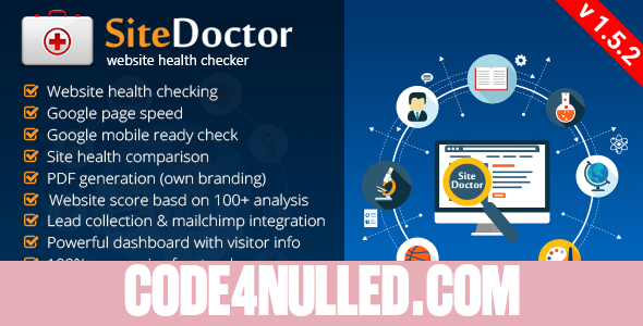 SiteDoctor v1.5.2 - Website Health Checker - nulled