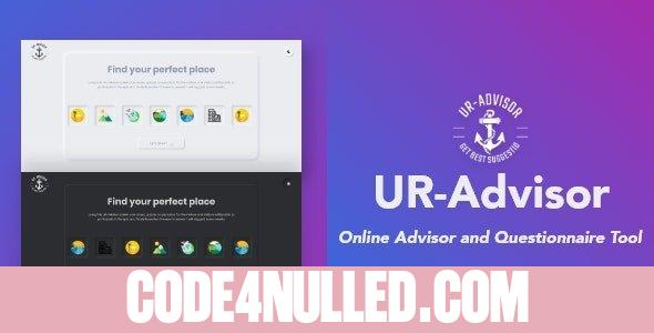 UR-Advisor v1.0 - Online Advisor and Questionnaire Tool