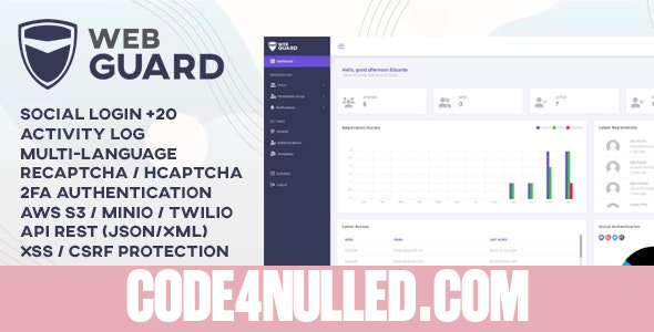 WebGuard v1.3.0 - Advanced PHP Login and User Management - nulled