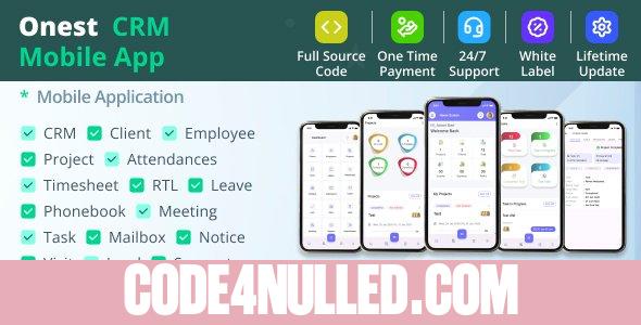 Onest CRM - Multiple Platform CRM Mobile Application - 7 February 2025