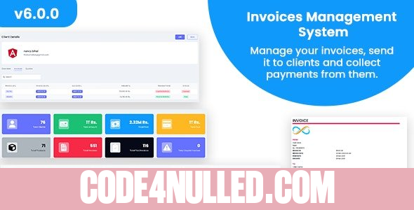 Invoices v6.0.0 - Laravel Invoice Management System - Billing Management - Invoice