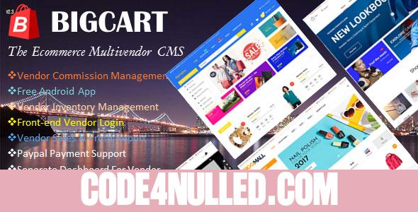 Bigcart v2.3 - Ecommerce Multivendor System