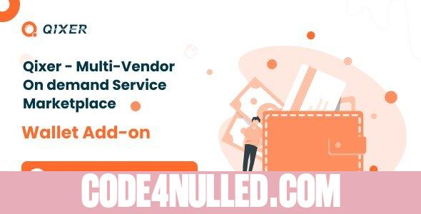 Digital Wallet Addon v1.0.3 - Qixer Service Marketplace and Service Finder