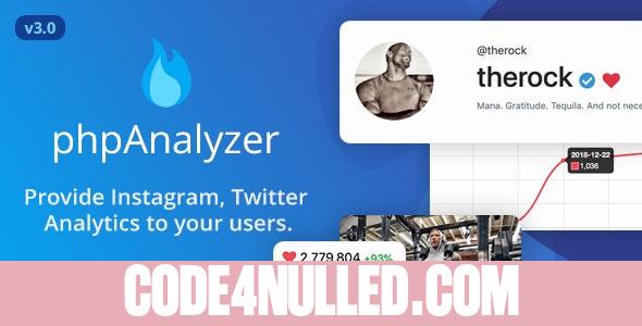 phpAnalyzer v3.0.1 - Social Media Analytics / Statistics Tool - nulled