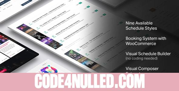 Events Schedule v1.8.1 - WordPress Plugin