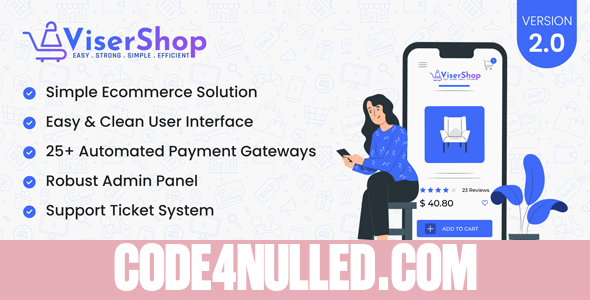 ViserShop v2.0 - eCommerce Shopping Platform - nulled