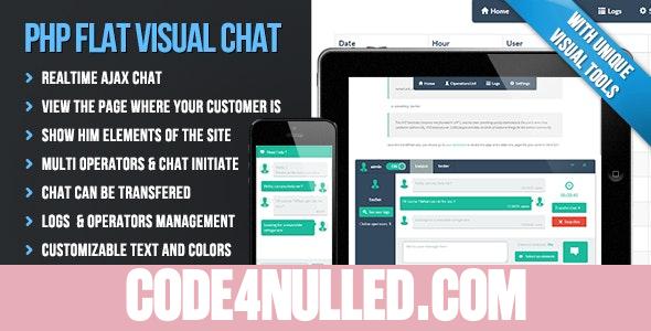 PHP Flat Visual Live Chat v4.231