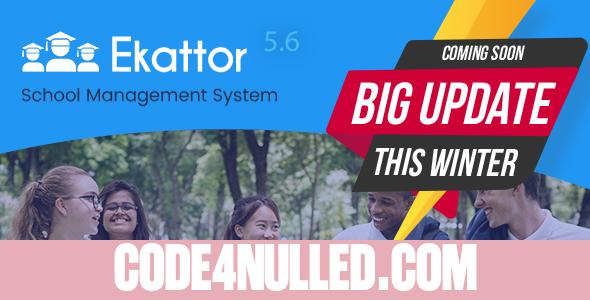Ekattor School Management System Pro v5.6 - nulled