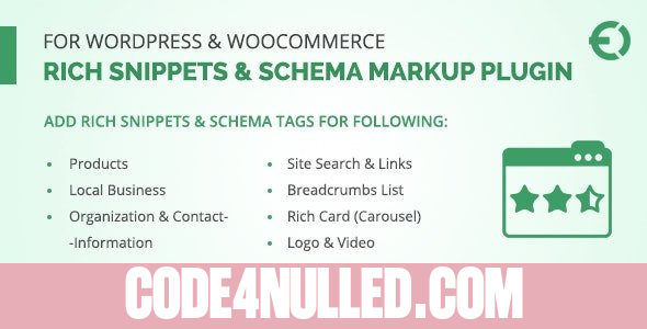 Rich Snippets & Schema Markup Plugin for WordPress & WooCommerce v1.0.3