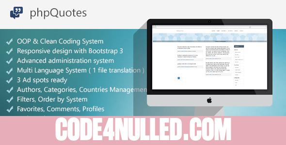 Premium Quotes PHP Script