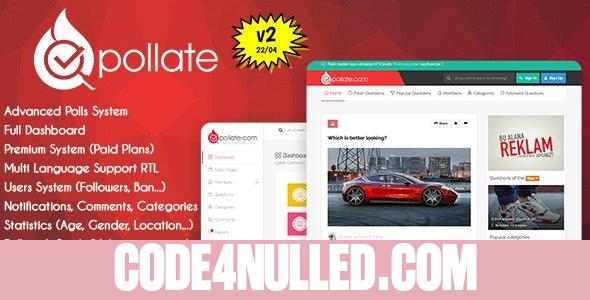 Pollate v2.0 - Premium Polls and Voting Platform