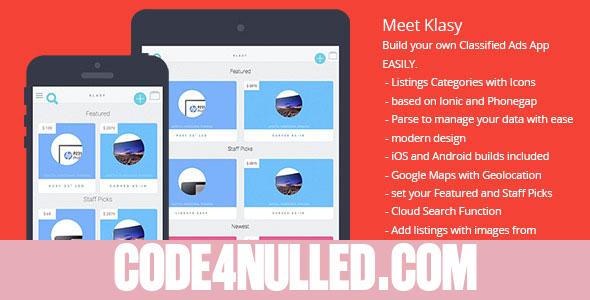 Klasy - Classified Ads Mobile App