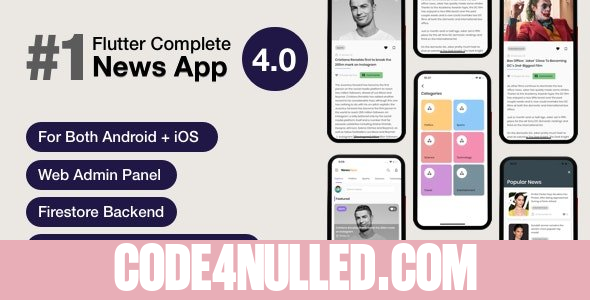 News Hour v4.0.3 - Flutter News App with Admin Panel