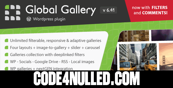 Global Gallery v6.41- Wordpress Responsive Gallery