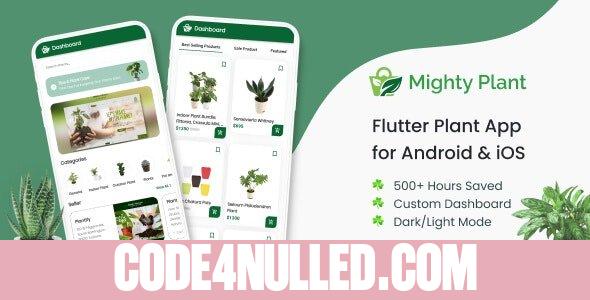 Mighty Plant Shop v1.0- Flutter Full App for Nurseries with WooCommerce backend